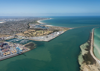 Inbound to Outer Harbor from the north-west training areas